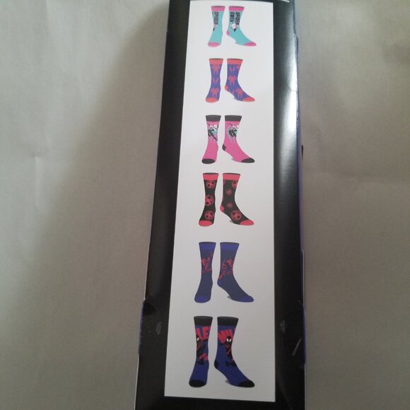 Marvel Spider-man Across The Spider-verse 6 pack socks - Picture 5 of 10